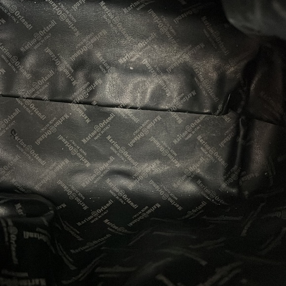 Marino Orlandi Italian made Black leather with Brown Leather Trim - Picture 16 of 16